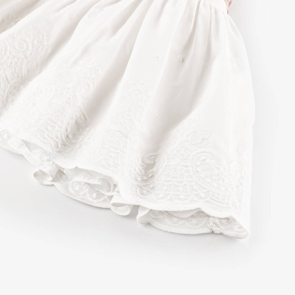 Abuela Tata-Набор Белый с Бантом для Маленькой Принцессы | Childrensalon Outlet