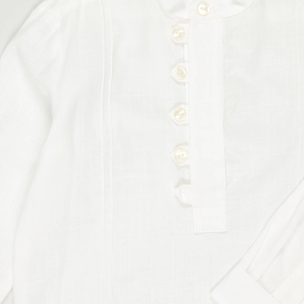 Abuela Tata-Preloved Boys White Shirt & Green Shorts Set (2 years) | Childrensalon Outlet