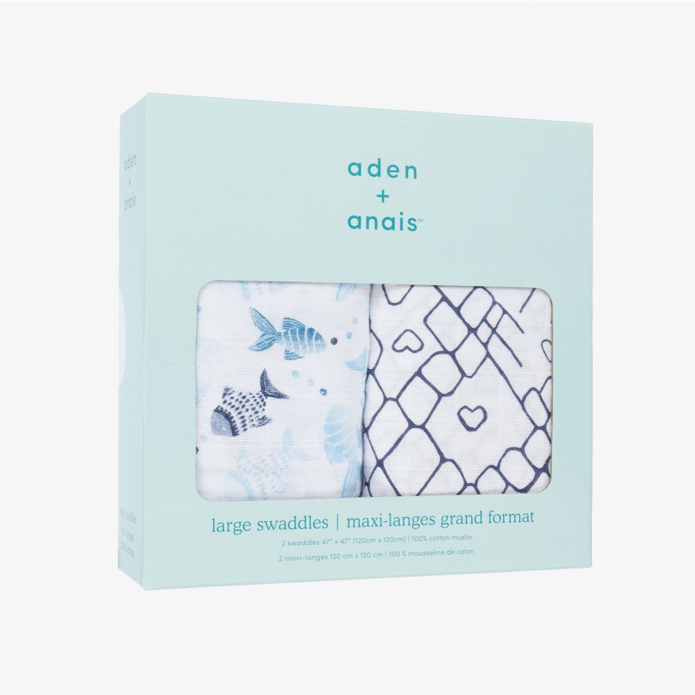 Aden store muslin swaddles