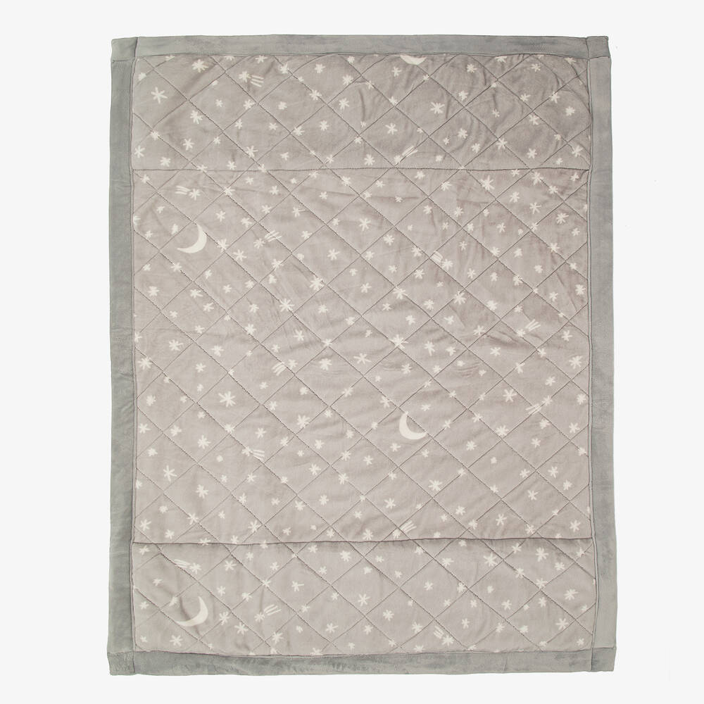 aden + anais - Grey Weighted Blanket (102cm) | Childrensalon