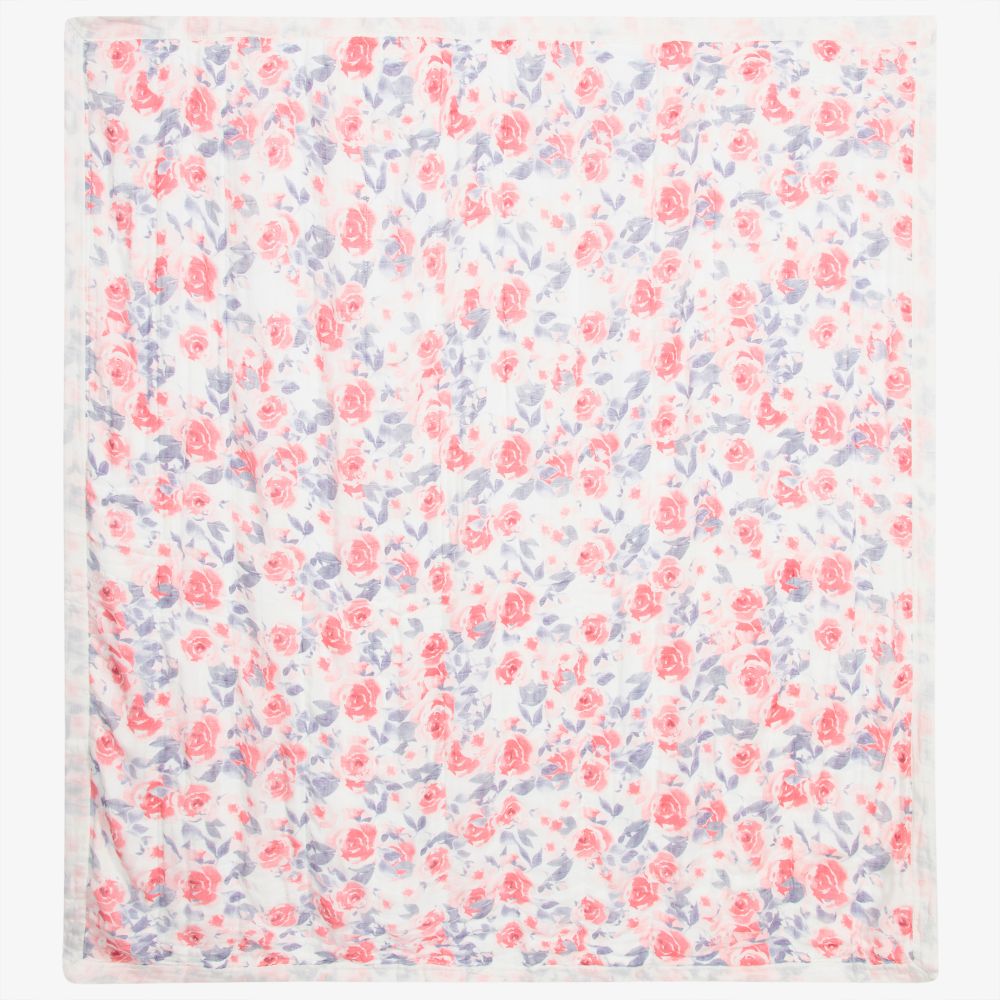 aden + anais - Red & Blue Blanket (120cm) | Childrensalon