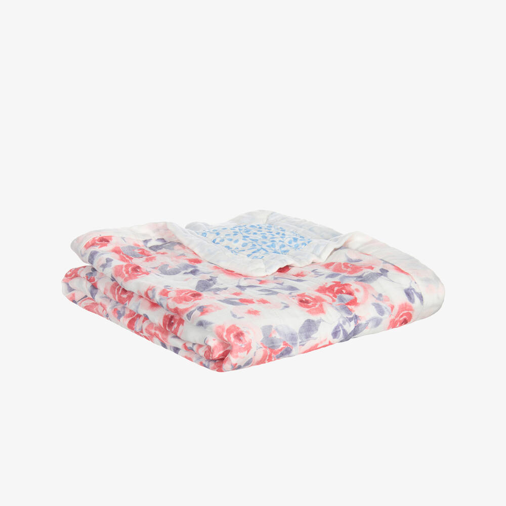 aden + anais-Red & Blue Blanket (120cm) | Childrensalon Outlet