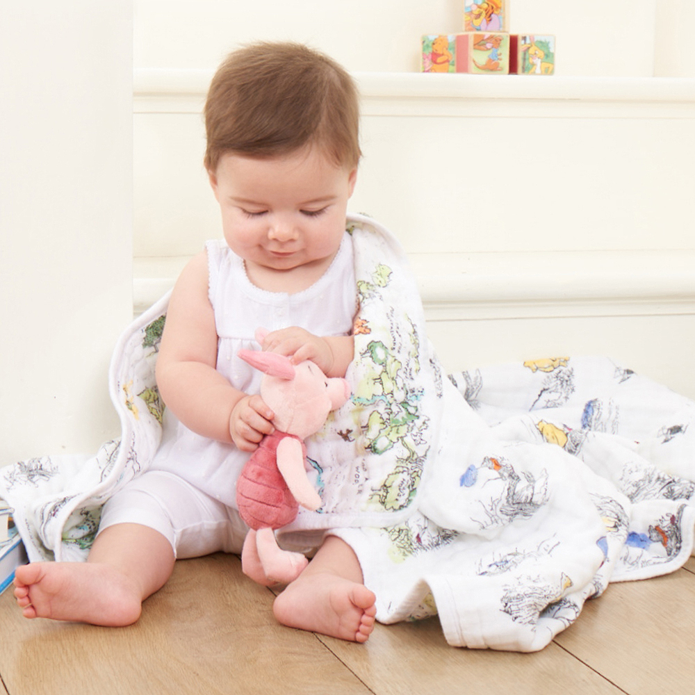 aden anais White Disney Blanket 120cm Childrensalon Outlet