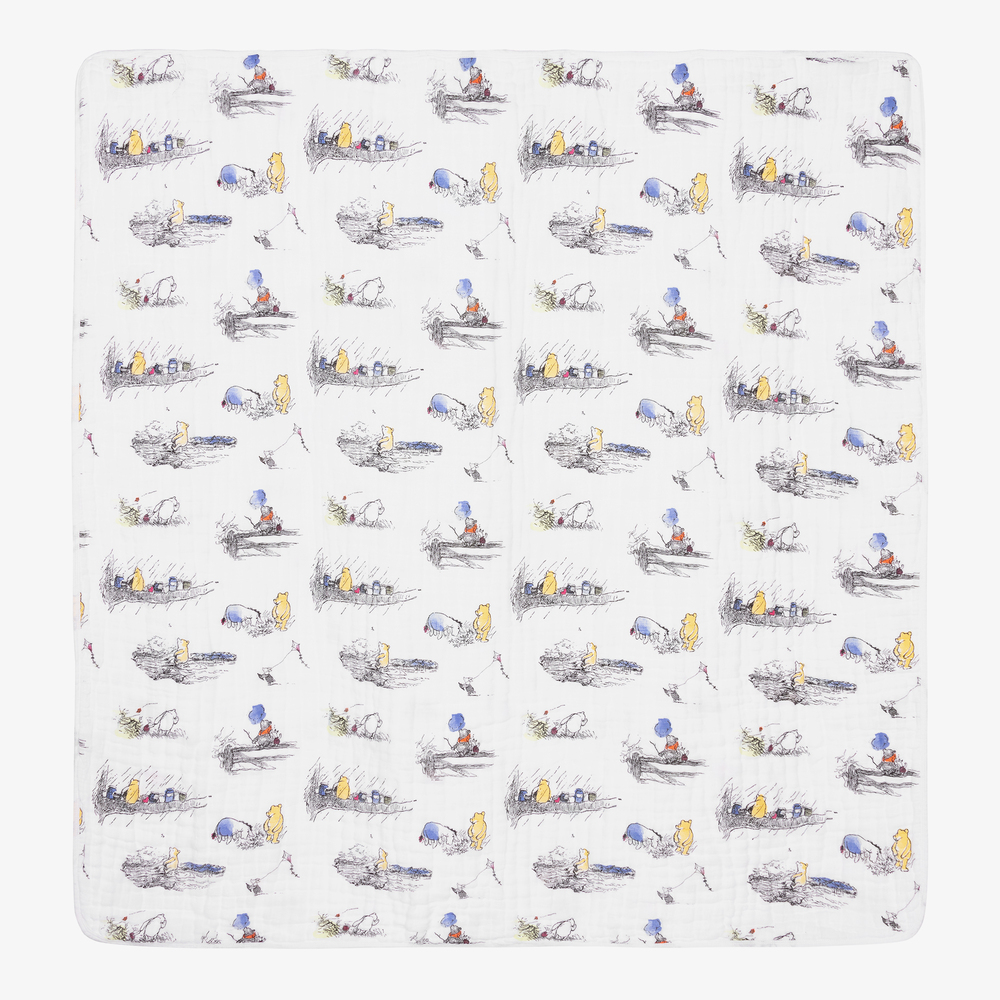 aden + anais - Белое одеяло Disney (120 см) | Childrensalon