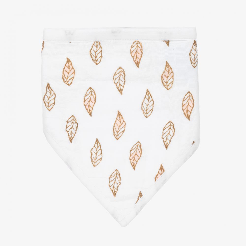 aden + anais - White Leaf Bandana Bib | Childrensalon