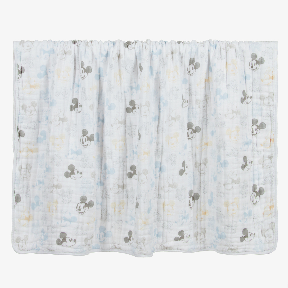 aden + anais - Couverture blanche en mousseline (120 cm) | Childrensalon