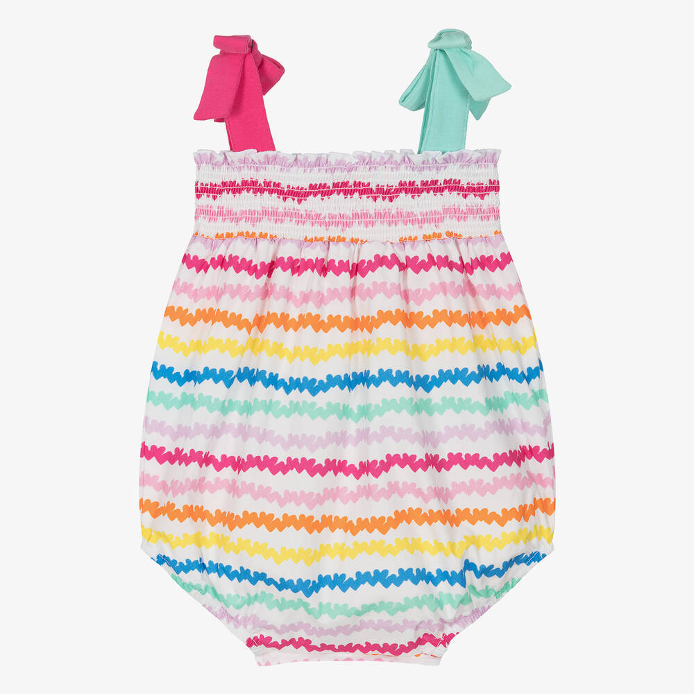 Agatha Ruiz de la Prada-Baby Girls Multicolour Stripe Cotton Shortie | Childrensalon Outlet