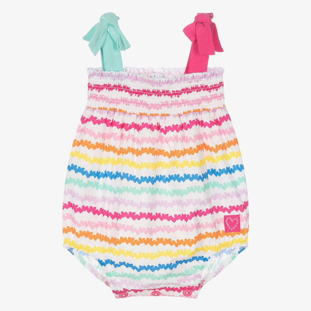 Agatha Ruiz de la Prada-Baby Girls Multicolour Stripe Cotton Shortie | Childrensalon Outlet