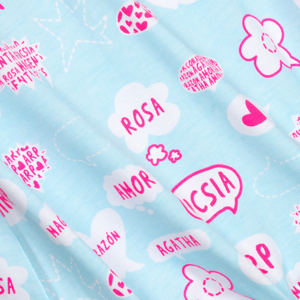 Agatha Ruiz de la Prada-Blue Cotton Jersey Dress | Childrensalon Outlet