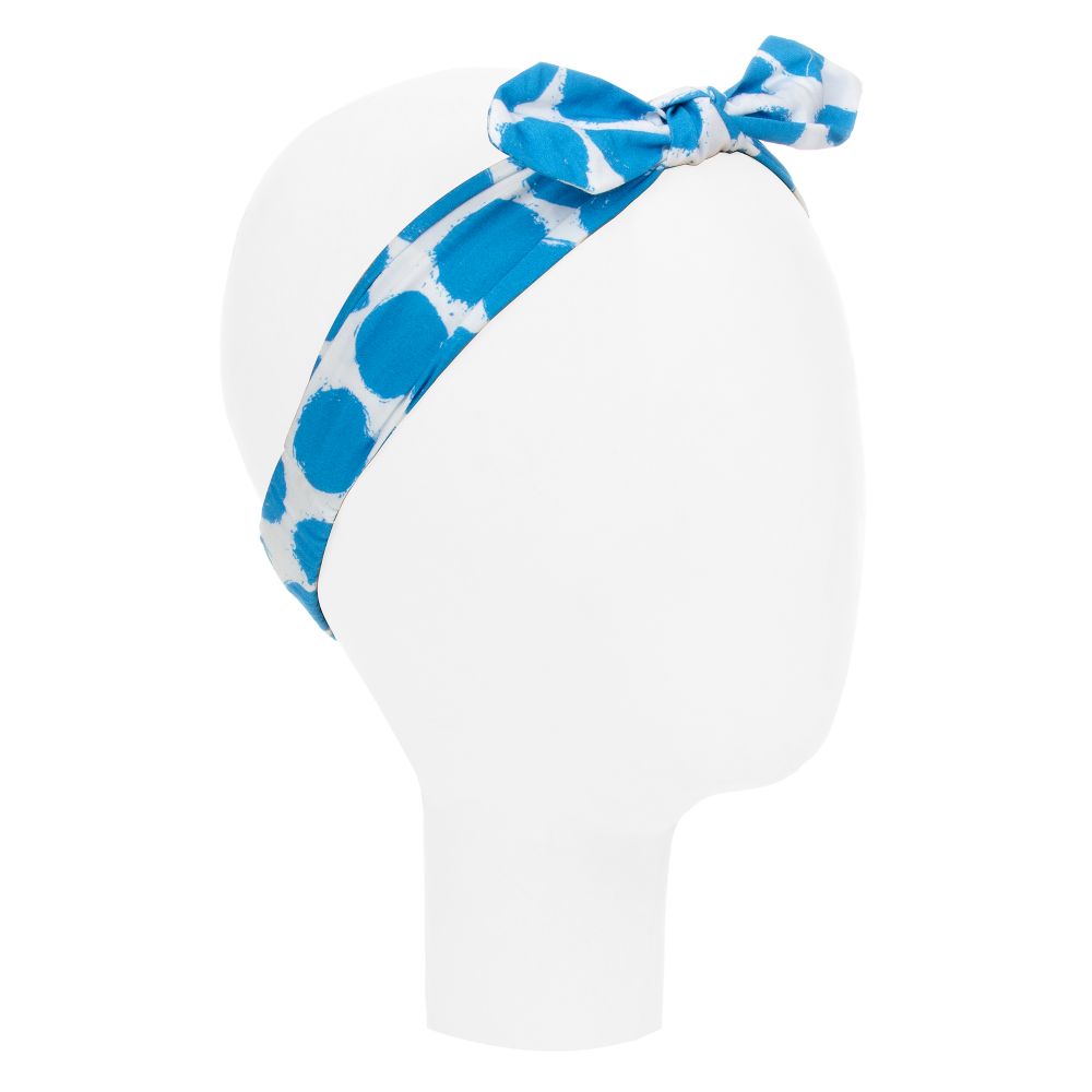 Agatha Ruiz de la Prada-Blue Spot Headband | Childrensalon Outlet