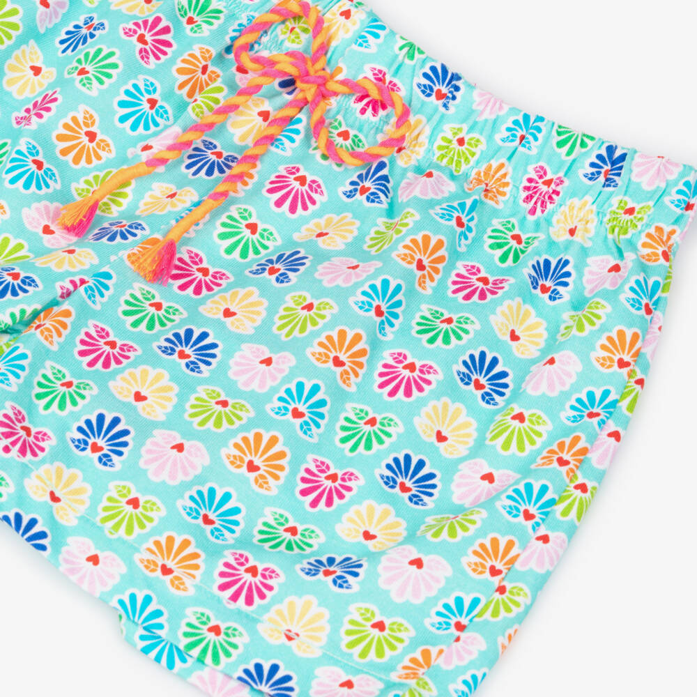 Agatha Ruiz de la Prada-Синие шорты Aop для девочек | Childrensalon Outlet