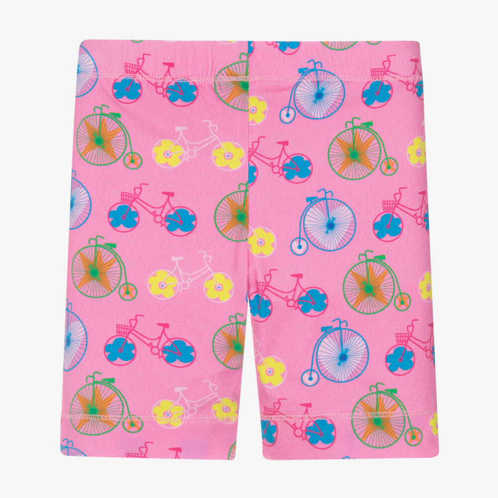 Agatha Ruiz de la Prada-Girls Bicycle Bliss Pink Cotton Shorts | Childrensalon Outlet