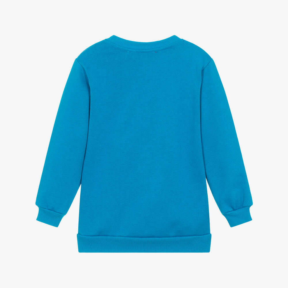 Agatha Ruiz de la Prada-Girls Blue Cotton Star Sweatshirt | Childrensalon Outlet