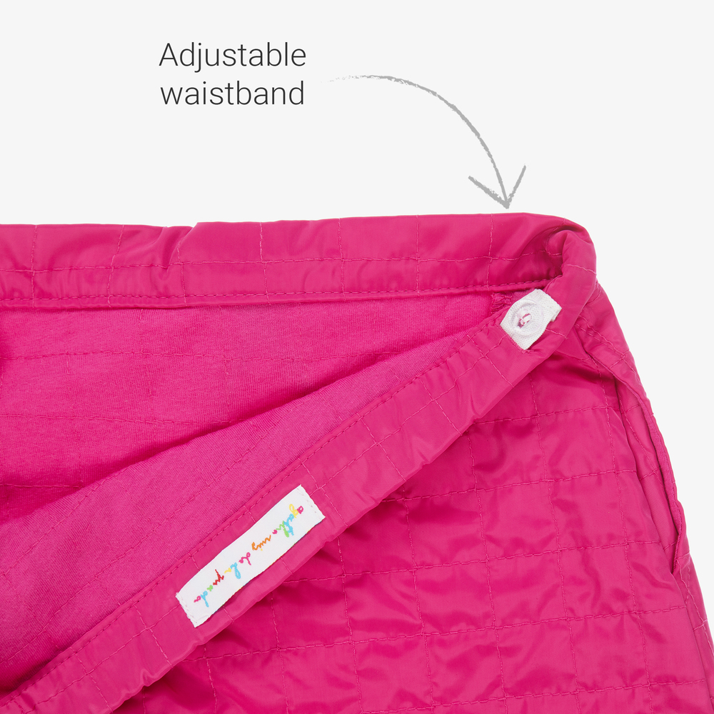 Agatha Ruiz de la Prada-طقم تنورة 3 قطع قطن جيرسي لون أزرق وزهري | Childrensalon Outlet