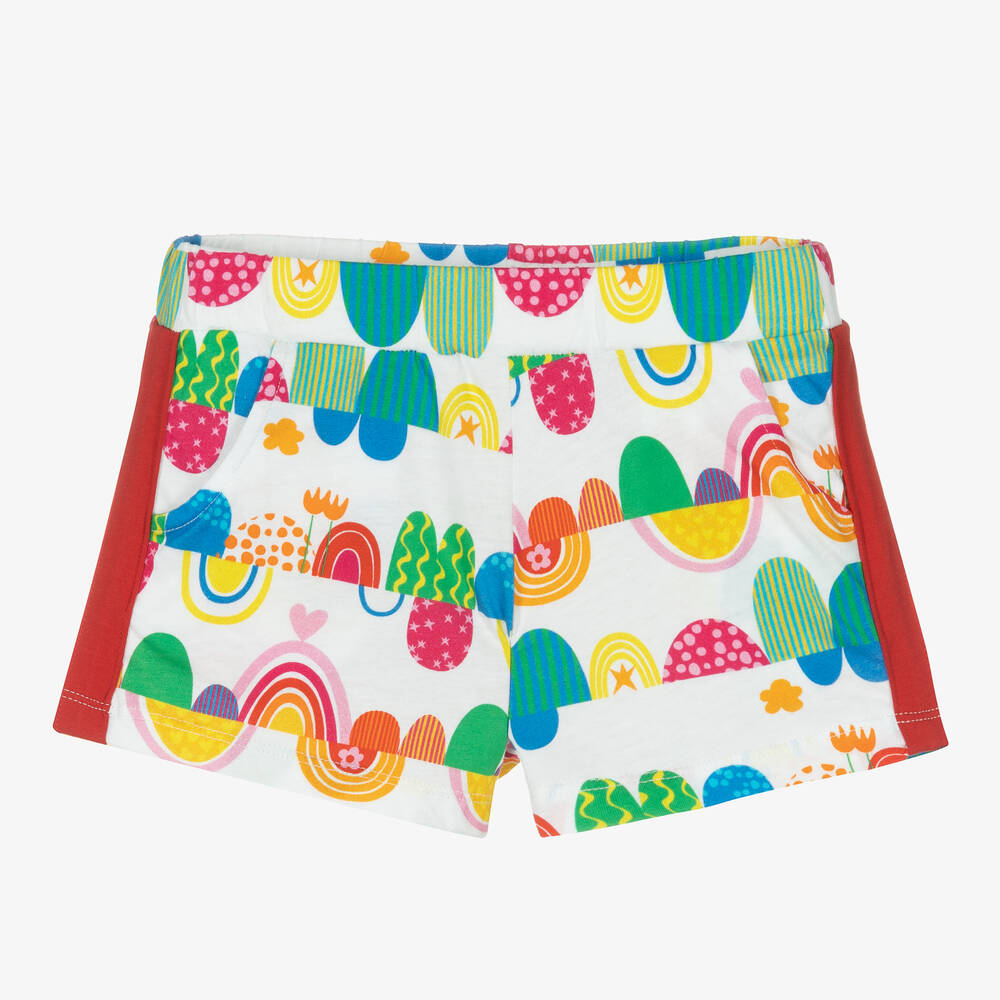 Agatha Ruiz de la Prada - Girls Colourful Cotton Shorts | Childrensalon