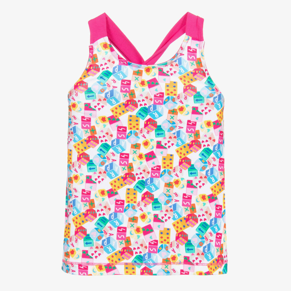 Agatha Ruiz de la Prada-Girls Colourful Sleeveless Top | Childrensalon Outlet