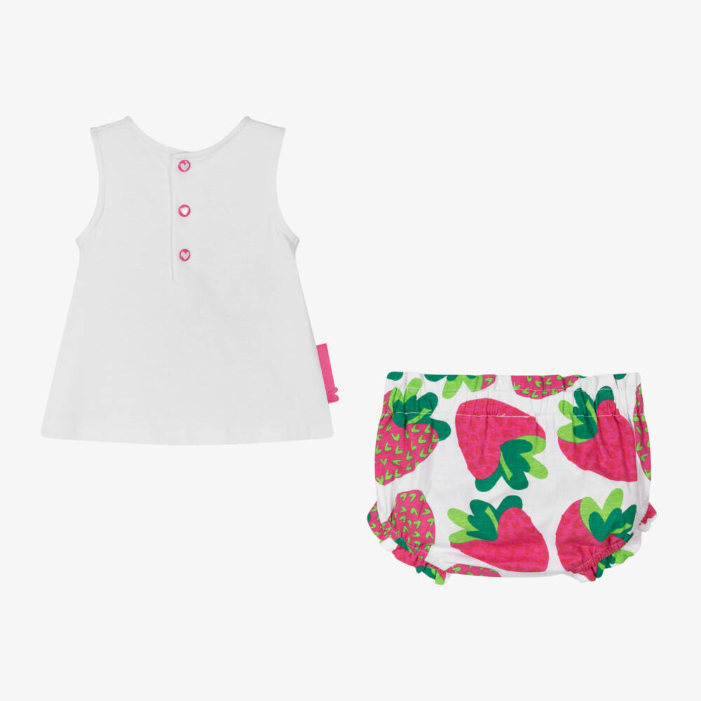Agatha Ruiz de la Prada-Girls Cotton Berry Delight Short Set | Childrensalon Outlet