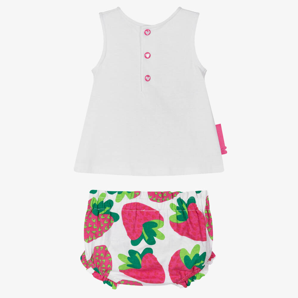 Agatha Ruiz de la Prada-Girls Cotton Berry Delight Short Set | Childrensalon Outlet