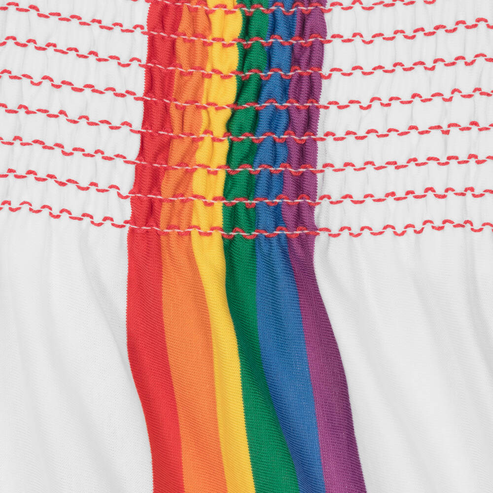 Agatha Ruiz de la Prada-Хлопковое платье в радужную полоску | Childrensalon Outlet