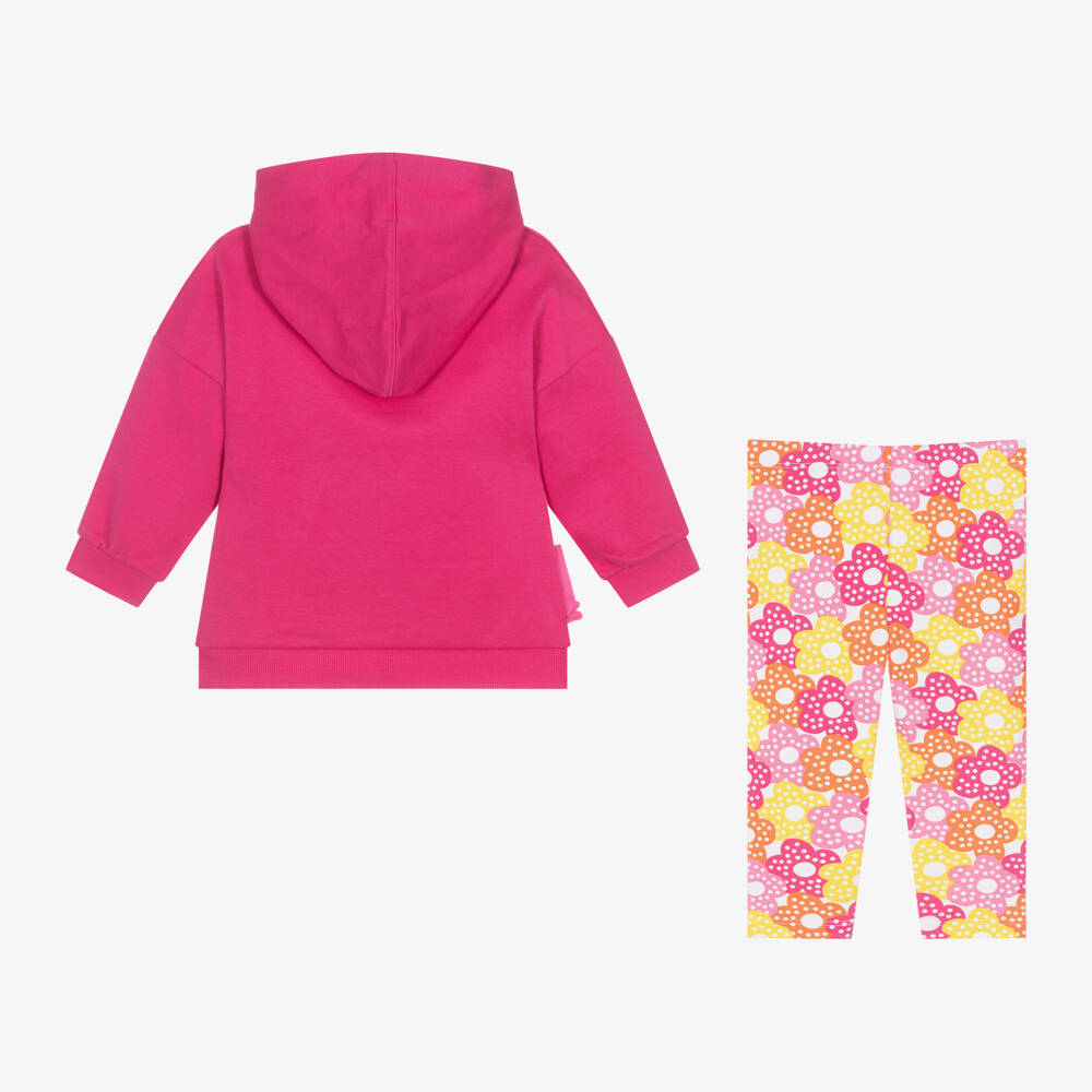 Agatha Ruiz de la Prada-Girls Floral Cotton Hoodie Set | Childrensalon Outlet