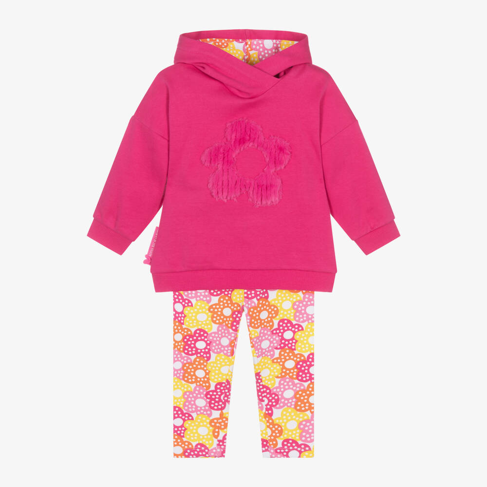 Agatha Ruiz de la Prada-Girls Floral Cotton Hoodie Set | Childrensalon Outlet