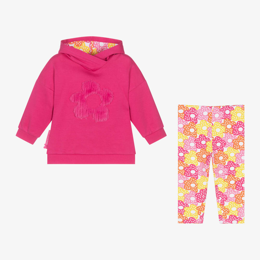 Agatha Ruiz de la Prada-Girls Floral Cotton Hoodie Set | Childrensalon Outlet