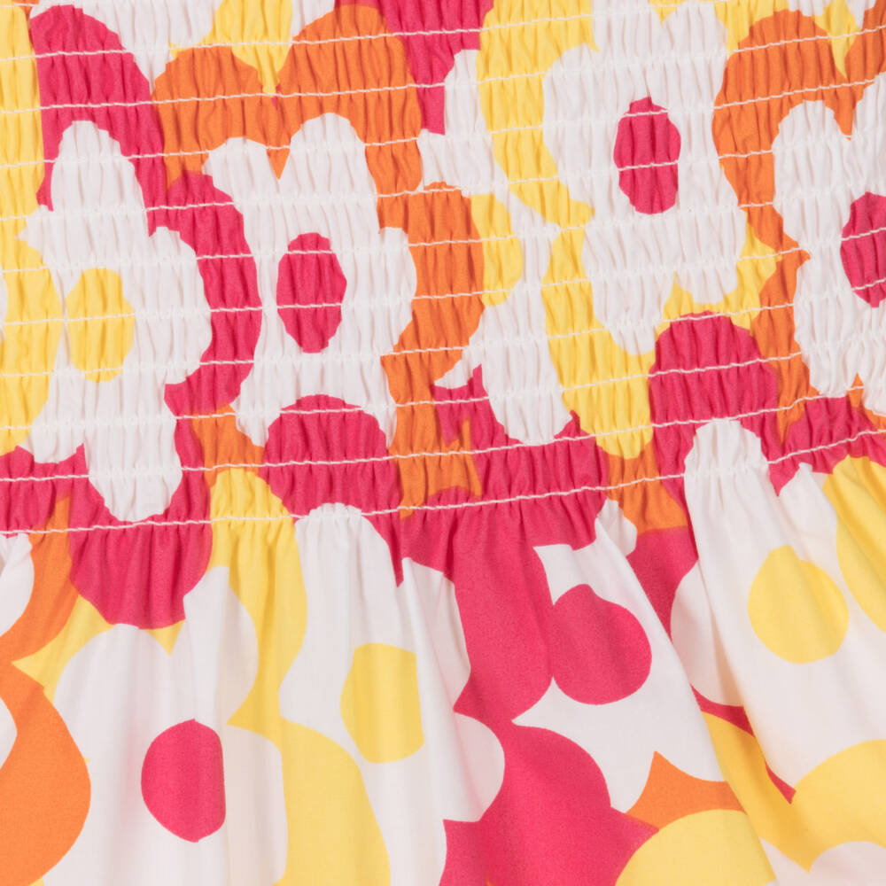 Agatha Ruiz de la Prada-Girls Floral Delight Cotton Frock | Childrensalon Outlet