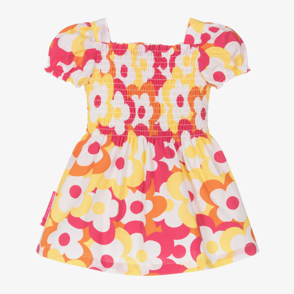 Agatha Ruiz de la Prada-Хлопковое платье с цветочным узором для девочек | Childrensalon Outlet