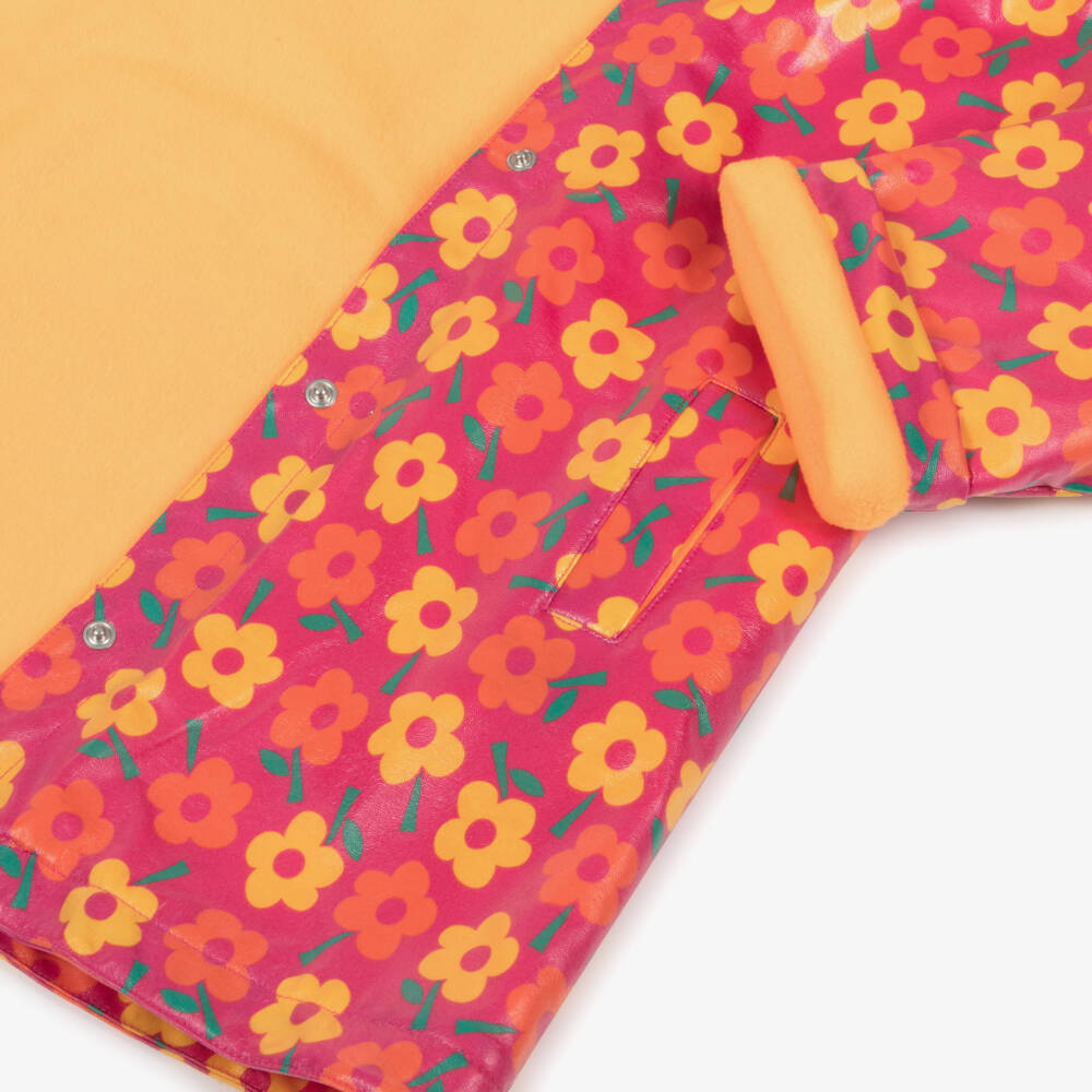 Agatha Ruiz de la Prada-Girls Floral Pink Raincoat | Childrensalon Outlet