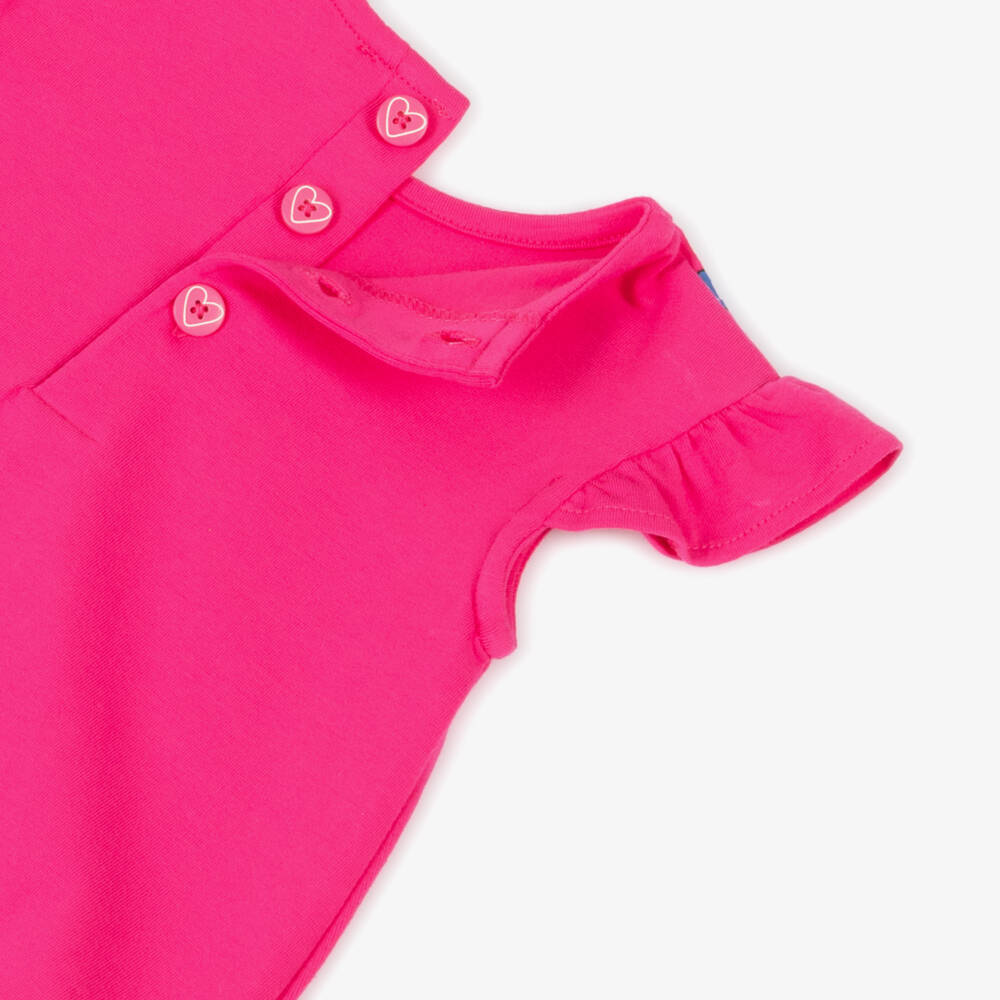 Agatha Ruiz de la Prada-فستان بناتي بلون فوشيا مع تصميم حقيبة | Childrensalon Outlet