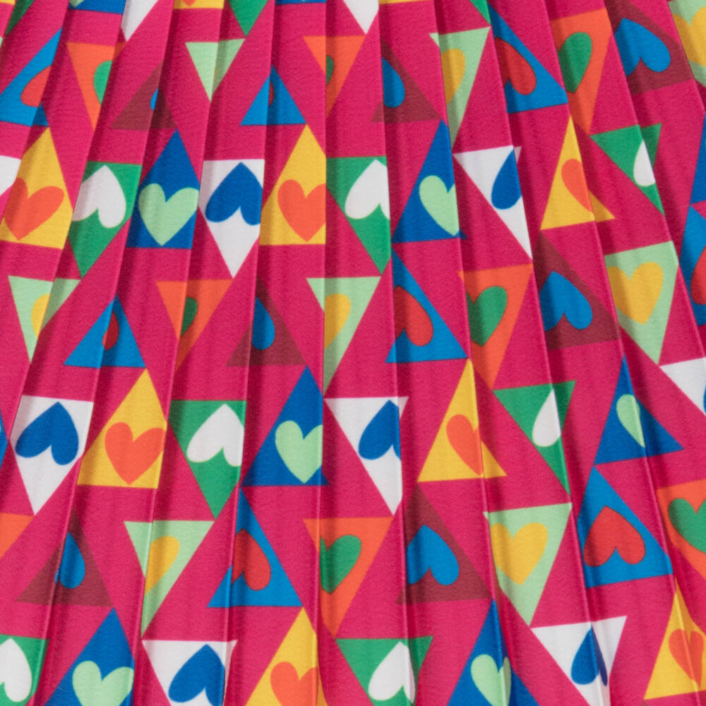 Agatha Ruiz de la Prada-Girls Fuchsia Pleated Heart Skirt | Childrensalon Outlet