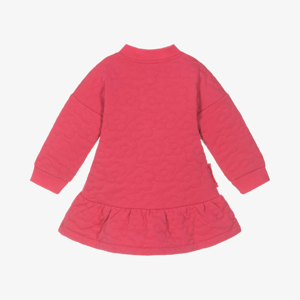 Agatha Ruiz de la Prada-Girls Fuchsia Quilted Dress Ensemble | Childrensalon Outlet