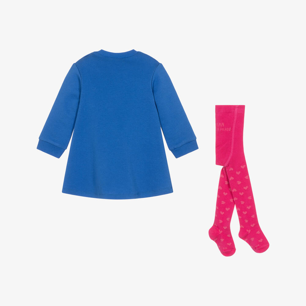 Agatha Ruiz de la Prada-Girls Glitter Heart Dress Ensemble | Childrensalon Outlet
