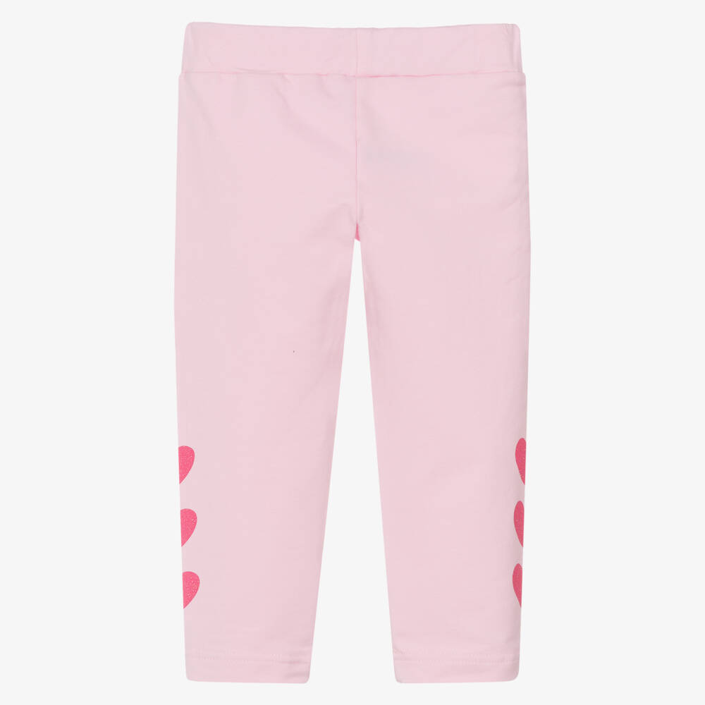 Agatha Ruiz de la Prada-Розовые колготки с блестящими сердцами для девочек | Childrensalon Outlet