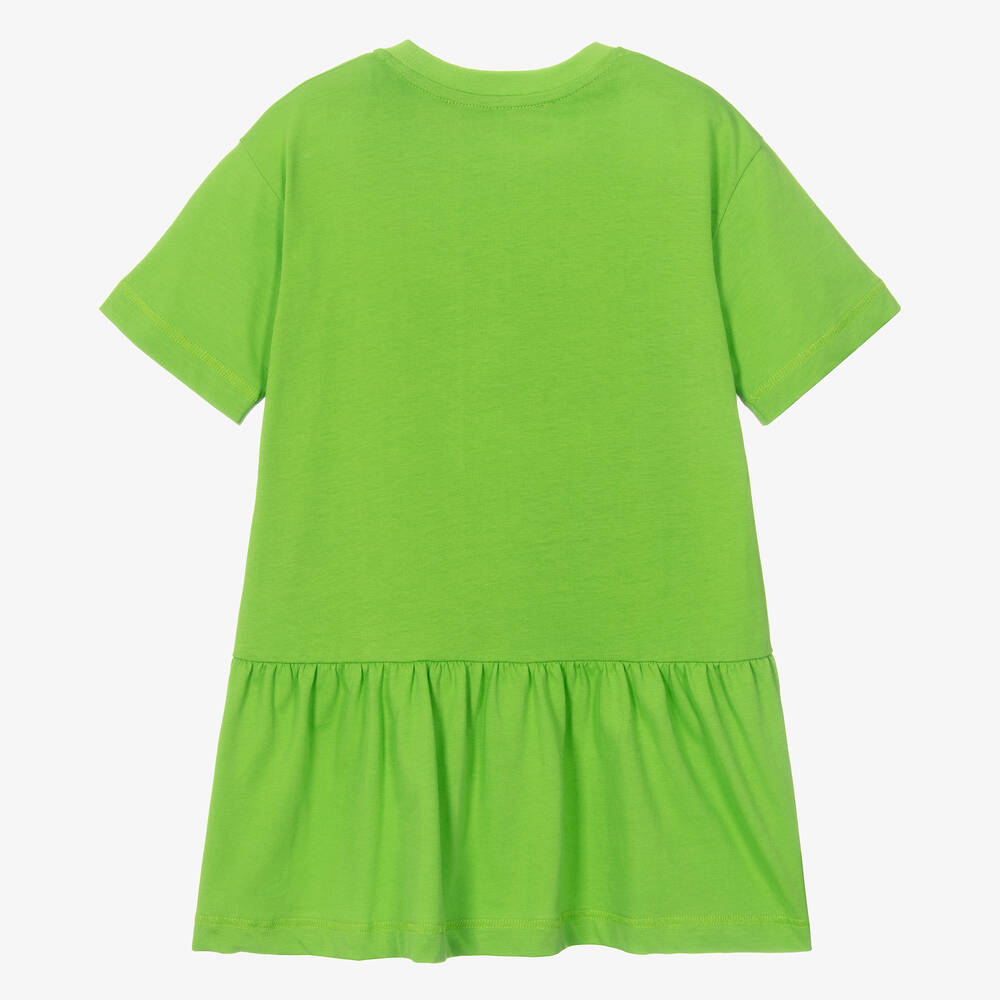 Green t shirt dress girls online