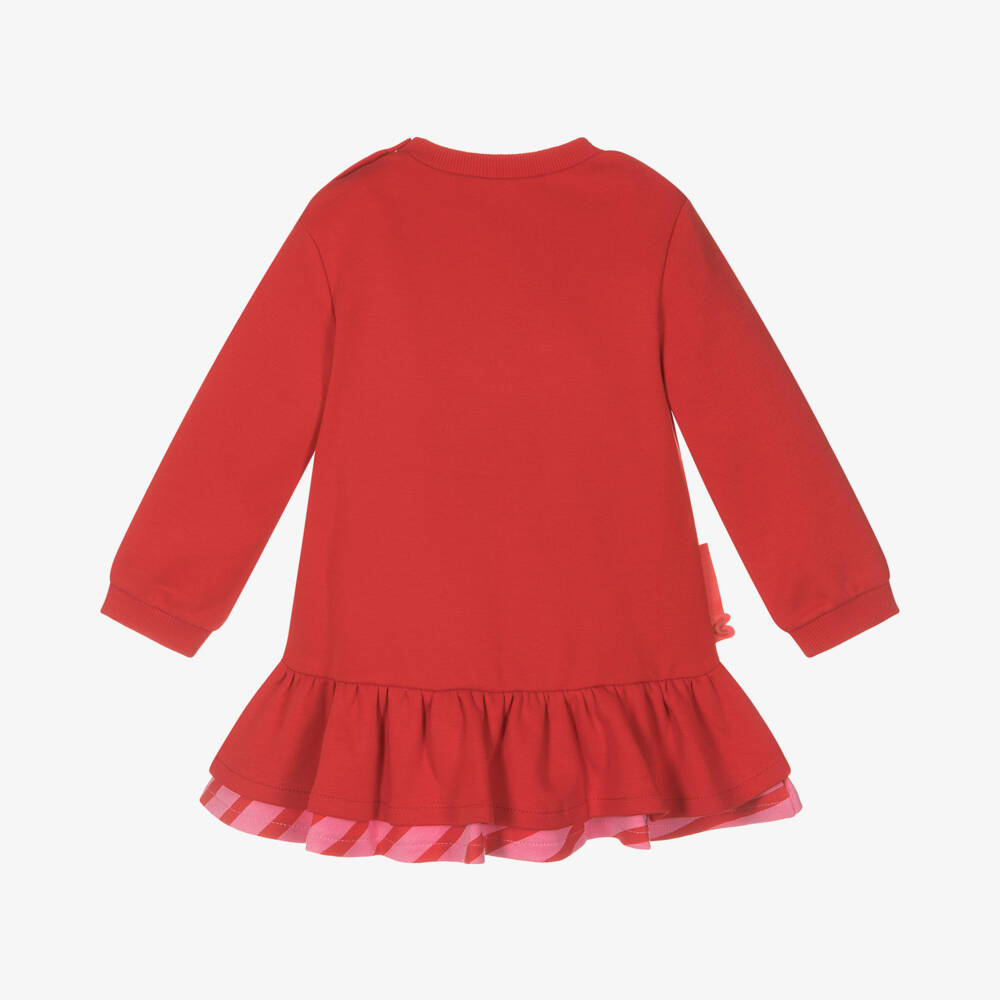 Agatha Ruiz de la Prada-Girls Heart Motif Dress Ensemble | Childrensalon Outlet