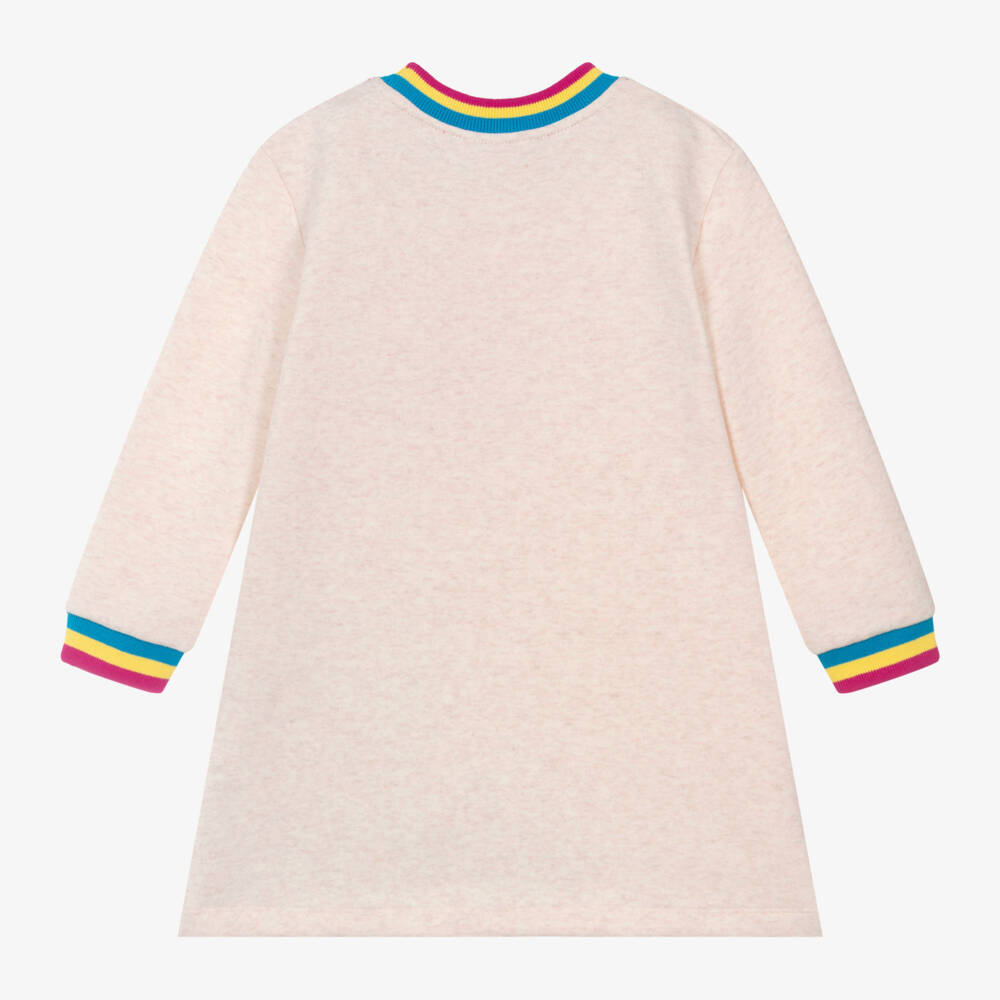 Agatha Ruiz de la Prada-Girls Ivory Heart Jersey Dress | Childrensalon Outlet