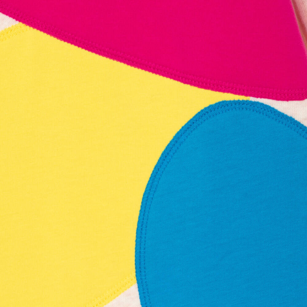 Agatha Ruiz de la Prada-Girls Ivory Heart Jersey Dress | Childrensalon Outlet