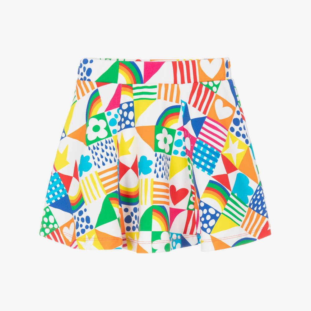 Agatha Ruiz de la Prada-تنورة قطن جيرسي بطبعة ملونة | Childrensalon Outlet