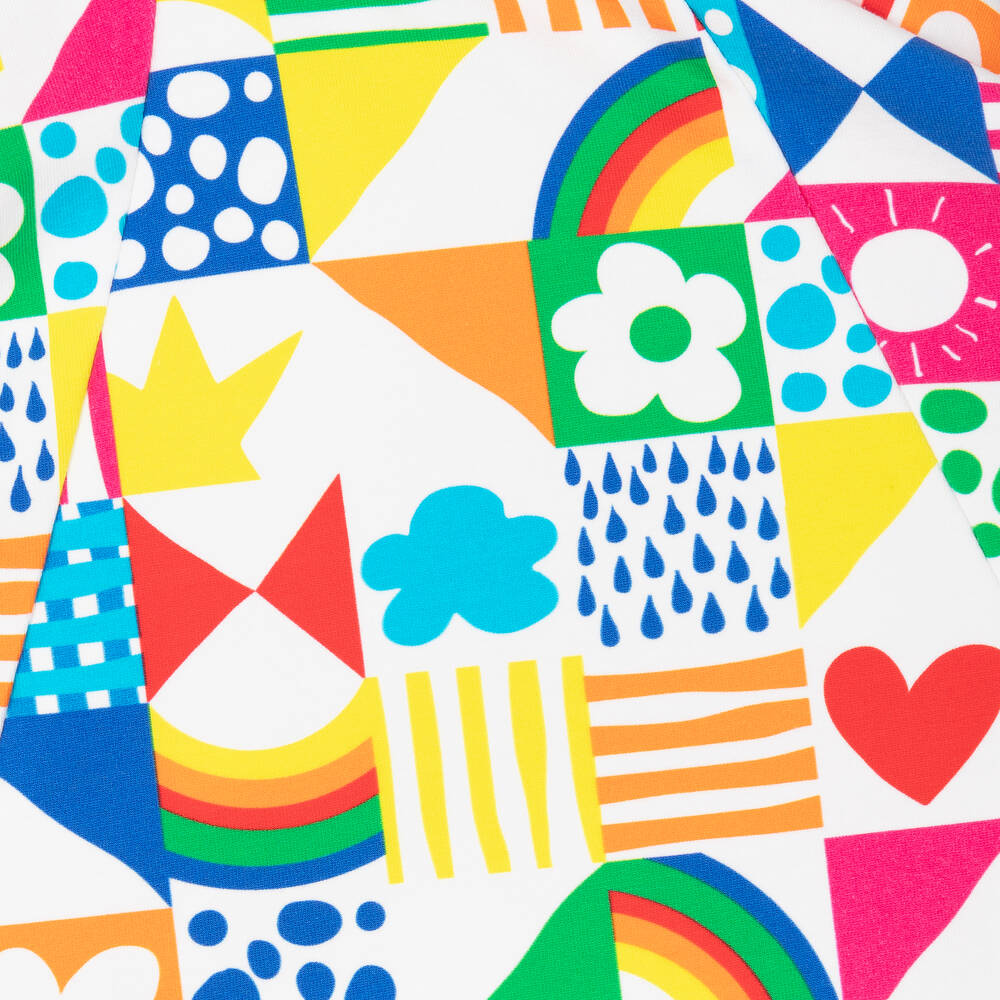 Agatha Ruiz de la Prada-تنورة قطن جيرسي بطبعة ملونة | Childrensalon Outlet