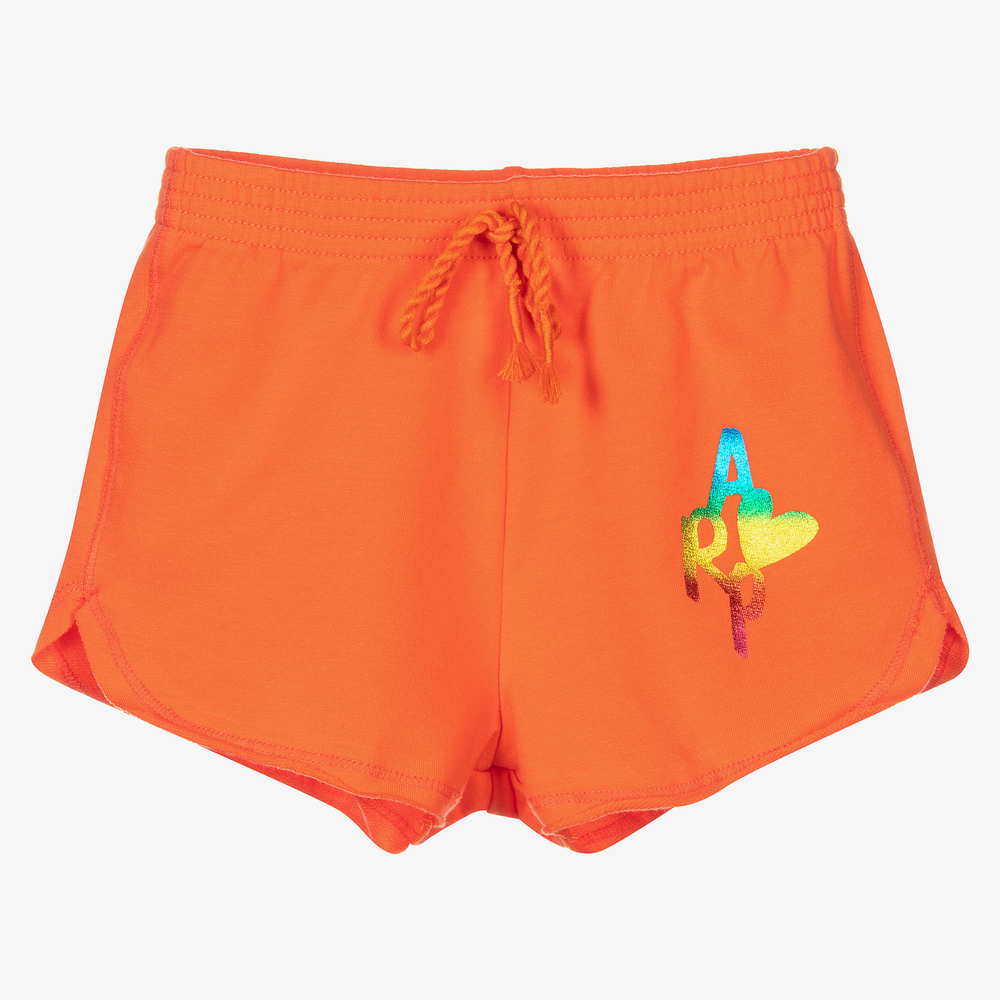 Agatha Ruiz de la Prada - Girls Orange Cotton Shorts | Childrensalon