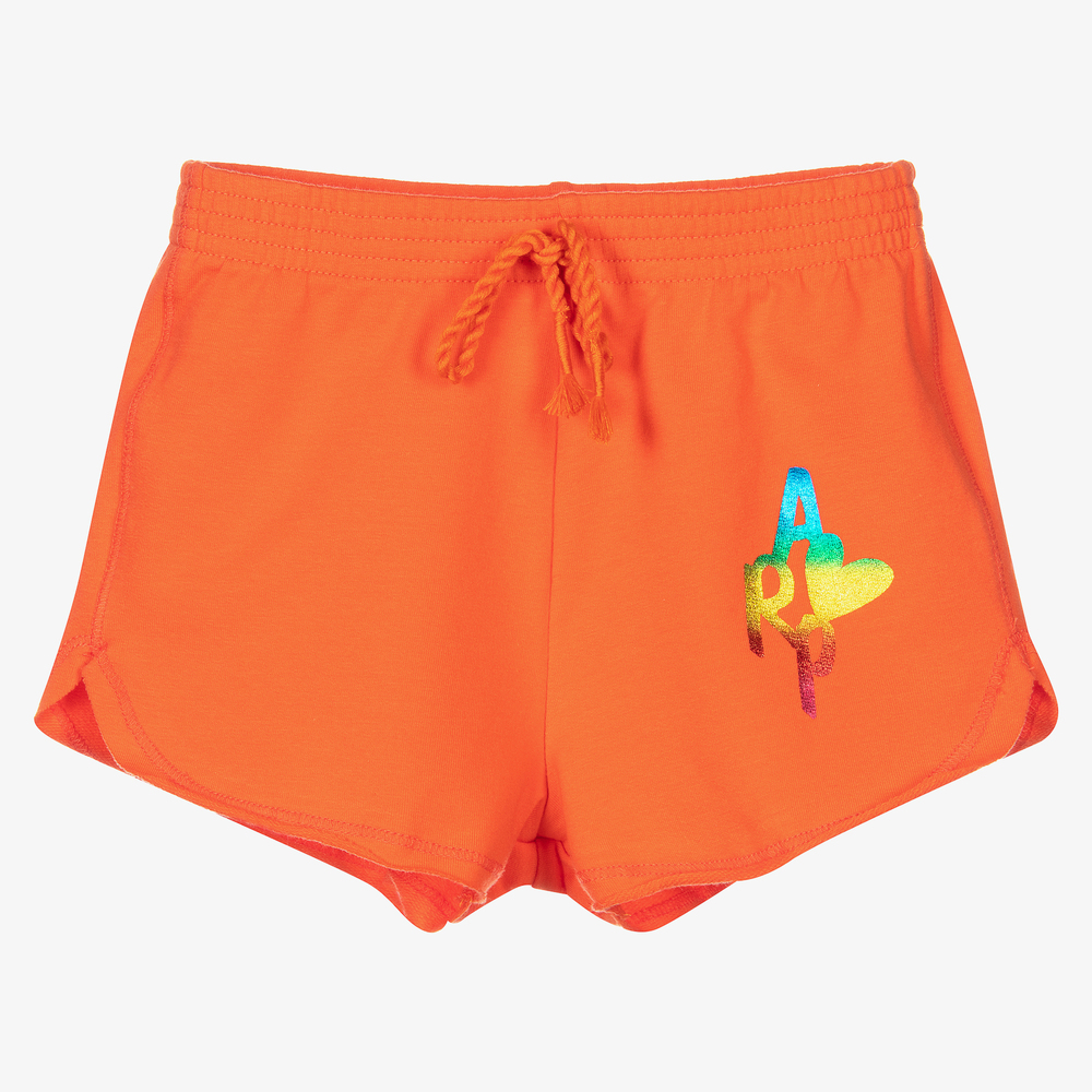 Agatha Ruiz de la Prada-Girls Orange Cotton Shorts | Childrensalon Outlet