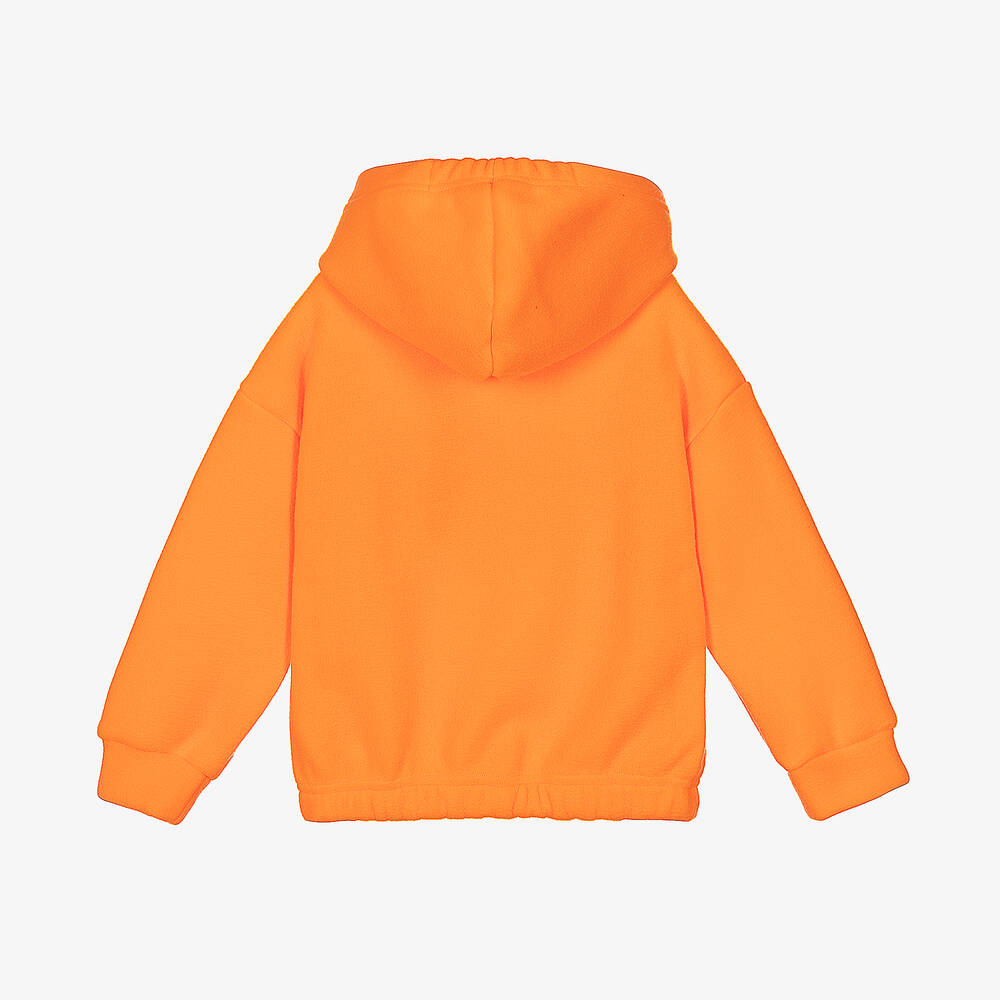 Agatha Ruiz de la Prada-Girls Orange Fleece Hoodie | Childrensalon Outlet