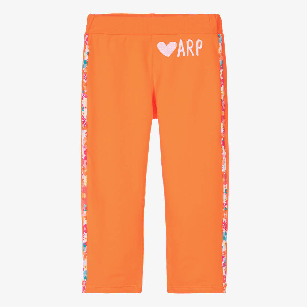Agatha Ruiz de la Prada-Girls Orange Full Length Leggings | Childrensalon Outlet