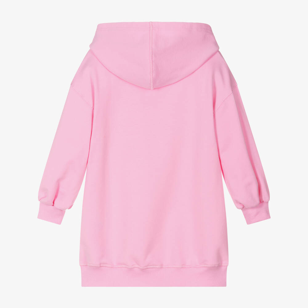 Agatha Ruiz de la Prada-فستان سويتشيرت بطبعة باليرينا قطن لون زهري | Childrensalon Outlet
