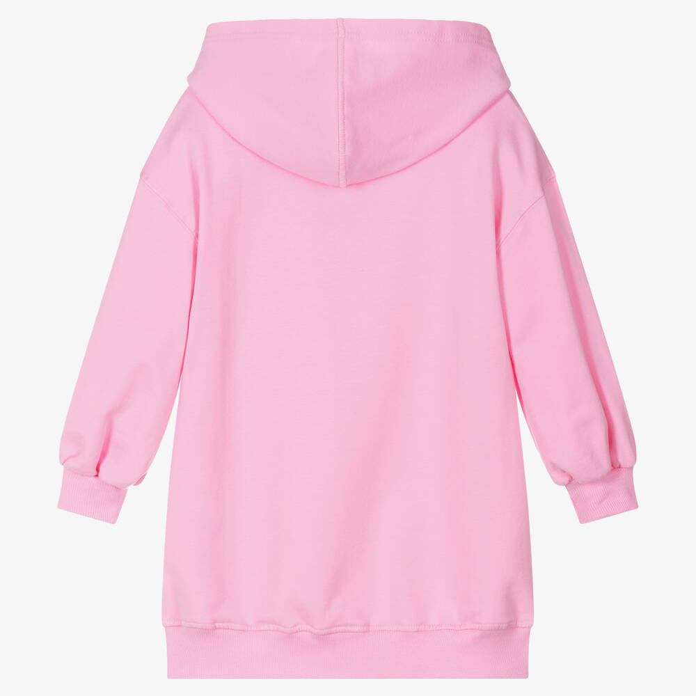 Agatha Ruiz de la Prada-Girls Pink Ballerina Sweatshirt Dress | Childrensalon Outlet