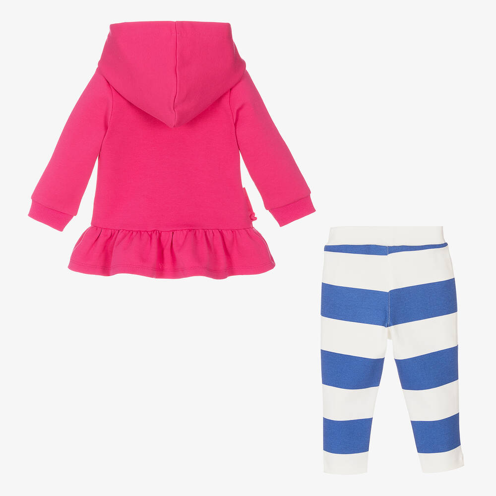 Agatha Ruiz de la Prada-Girls Pink & Blue Leggings Set  | Childrensalon Outlet