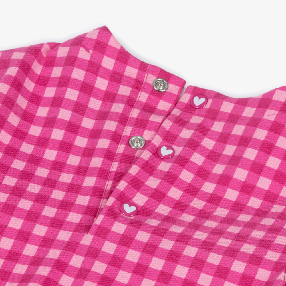 Agatha Ruiz de la Prada-Нарядное платье в клетку розового цвета для девочек | Childrensalon Outlet