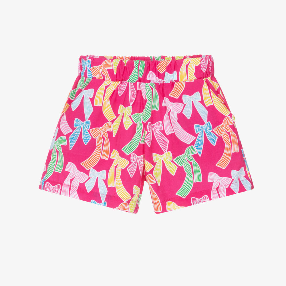 Agatha Ruiz de la Prada-Розовые шорты с бантом для девочек | Childrensalon Outlet
