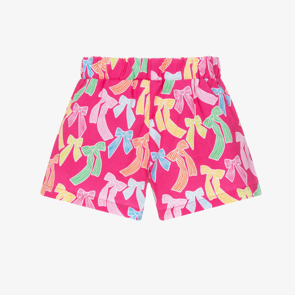 Agatha Ruiz de la Prada-Розовые шорты с бантом для девочек | Childrensalon Outlet